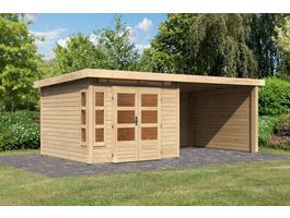 Foto von Karibu 31548 Kastorf 6 Gartenhaus mit Anbaudach