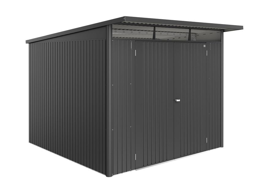 Biohort Berging AvantGarde ECO Gr. A7 donkergrijs-metallic Dubbele Deur Foto van Biohort Berging AvantGarde ECO Gr. A7 donkergrijs-metallic Dubbele Deur