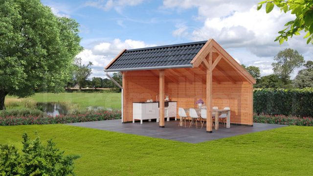 Trendhout kapschuur De Deel