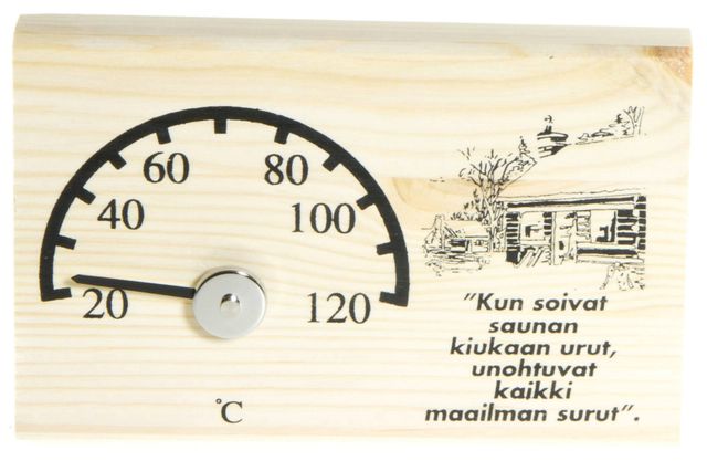 Ilogreen Thermometer Hout Basic Horizontaal (O)