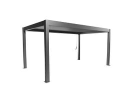 Foto van Biohort Pergola 500 x 300 cm Kwartsgrijs metallic