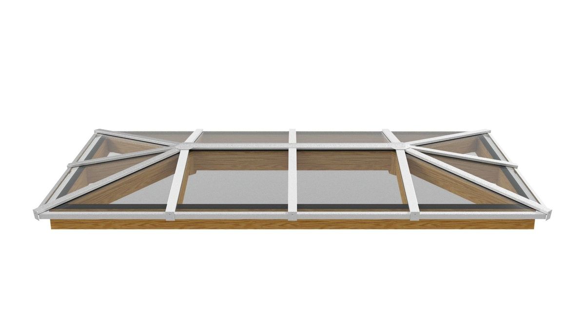 Pext douglas lichtstraat schilddak - wit