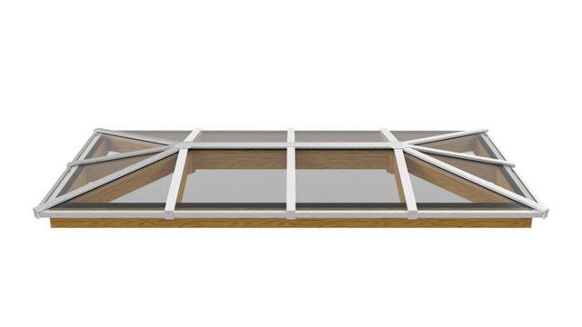 Pext douglas lichtstraat schilddak - wit