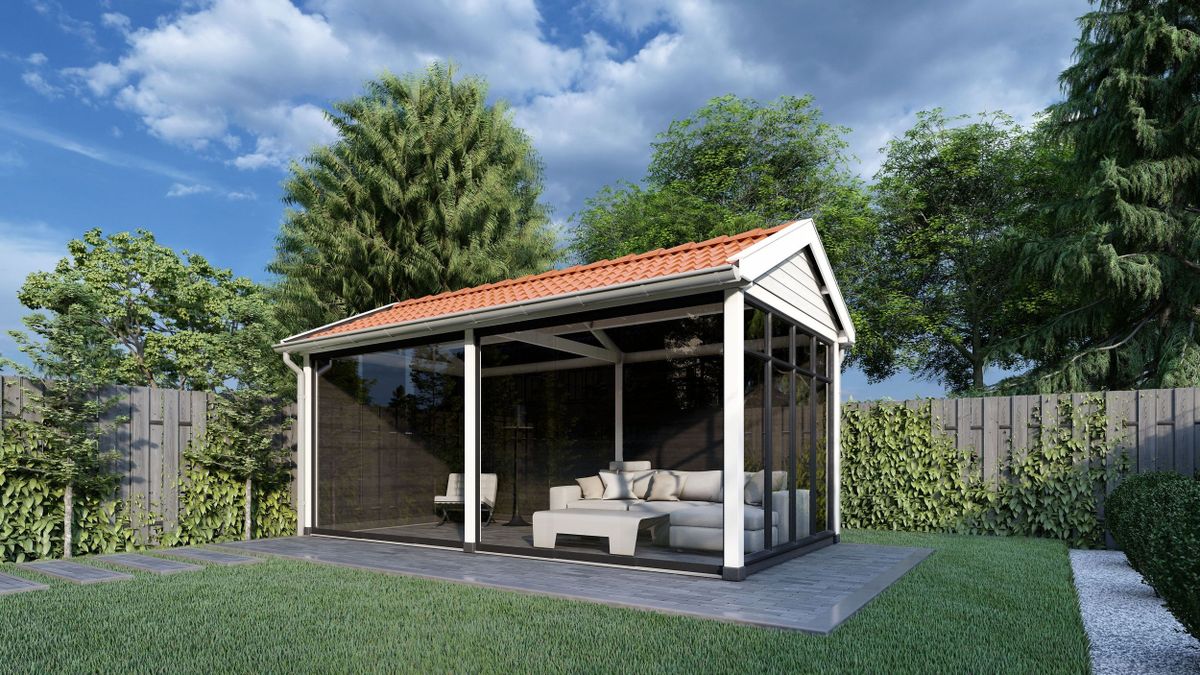 Trendhout buitenverblijf Betula