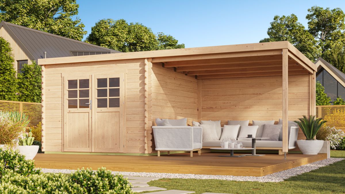 Debro tuinhuis met overkapping Orleans