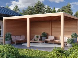 Foto von WoodAcademy Douglasien Überdachung Moonstone Essential