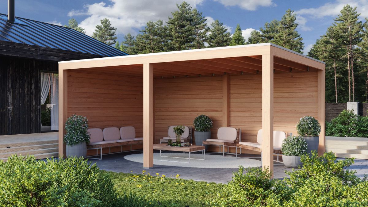 WoodAcademy douglas overkapping Moonstone Essential