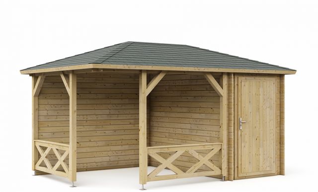 Foto van Interflex paviljoen P4335  - geïmpregneerd