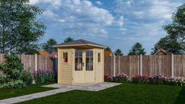 Interflex Blockhütte 2055 Plus Foto von Interflex Blockhütte 2055 Plus