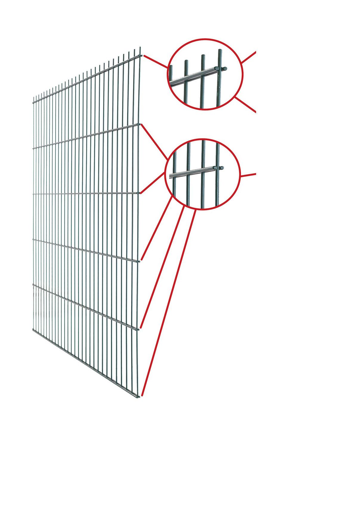 Azalp dubbelstaads gaasmat groen