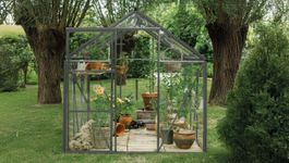 Royal Well Kate IV Tuinkas Full Options groengrijs Foto van Royal Well Kate IV Tuinkas Full Options groengrijs