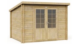 Interflex blokhut 3025 L - geïmpregneerd Foto van Interflex blokhut 3025 L - geïmpregneerd