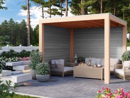 WoodAcademy Douglasien Überdachung Moonstone Essential Grigio Foto von WoodAcademy Douglasien Überdachung Moonstone Essential Grigio