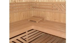 Azalp Saunabank recht - Elzen 50 cm breed Foto van