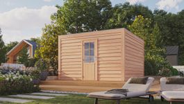 Foto von WoodAcademy Douglasien Gartenhaus Graniet Essential