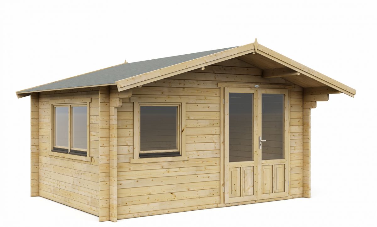 Interflex Blockhütte 4x3 - Imprägniert