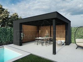 Foto von Trendhout Außenaufenthalt Capri - links