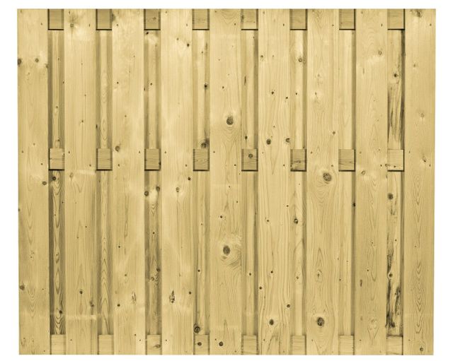 Azalp tuinscherm vurenhout recht verticaal