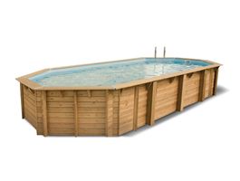 Foto van Ubbink Azura 750 x 400 x 130 cm houten zwembad