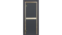 Ilogreen Saunatür Classic 69x209 cm klar 8 mm Foto von