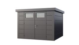 Telluria Classico 3030 metalen tuinhuis Foto van Telluria Classico 3030 metalen tuinhuis