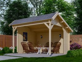 Foto von Interflex Hölzerne Schuppen mit Satteldach 3832