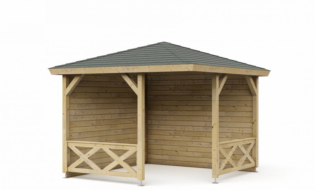 Interflex paviljoen P3055 - geïmpregneerd