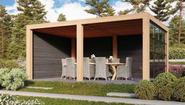 WoodAcademy Douglasien Überdachung Onyx Excellent Nero Foto von