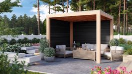 Foto von WoodAcademy Douglasien Überdachung Moonstone Essential Nero