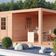 WoodAcademy Gartenhaus mit Terrasse Sapphire Essential 500x300 cm
