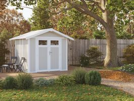 Foto von Grosfillex 22805138 UTILITY V4.9 - Kunststoff Gartenhaus grau-grün