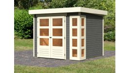 Karibu 82927 Kerko 3 Gartenhaus - Terragrau Foto von Karibu 82927 Kerko 3 Gartenhaus - Terragrau