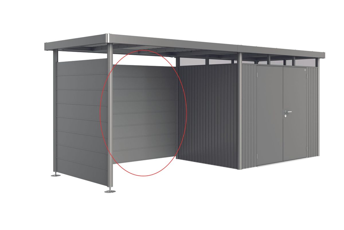 Biohort achterwand zijdak