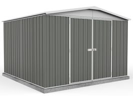 Absco WG30292RK-E Regent metalen tuinhuis Foto van Absco WG30292RK-E Regent metalen tuinhuis