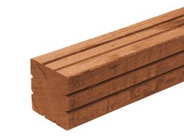 Azalp Bangkirai Paal vierkant Geschaafd 65 x 65 mm Foto van Azalp Bangkirai Paal vierkant Geschaafd 65 x 65 mm