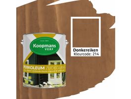 Koopmans Perkoleum - Eiche dunkel 214 - 2.5L Seidenglanz Foto von Koopmans Perkoleum - Eiche dunkel 214 - 2.5L Seidenglanz