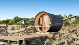 Foto von Ilogreen Fasssauna XL