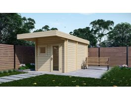 Interflex buitensauna 2539 M Foto van Interflex buitensauna 2539 M