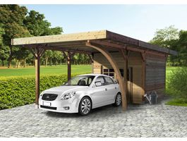 Foto van Solid S7754 Houten Carport