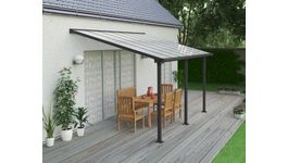 Foto van Palram - Canopia Olympia Aluminium Veranda grijs