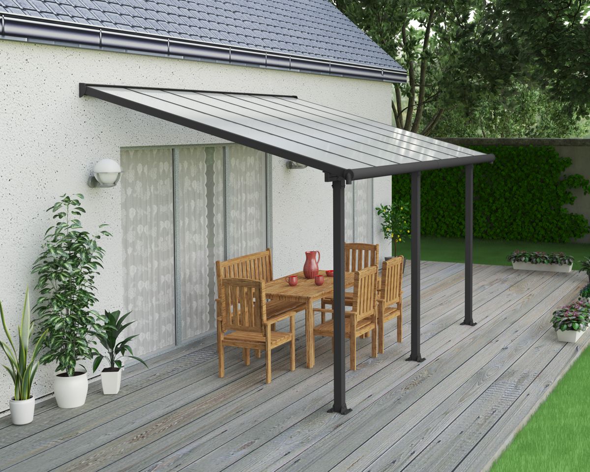 Palram - Canopia Olympia Aluminium Veranda grijs