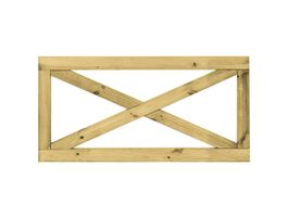 Foto van Azalp Grenen boerenland deur