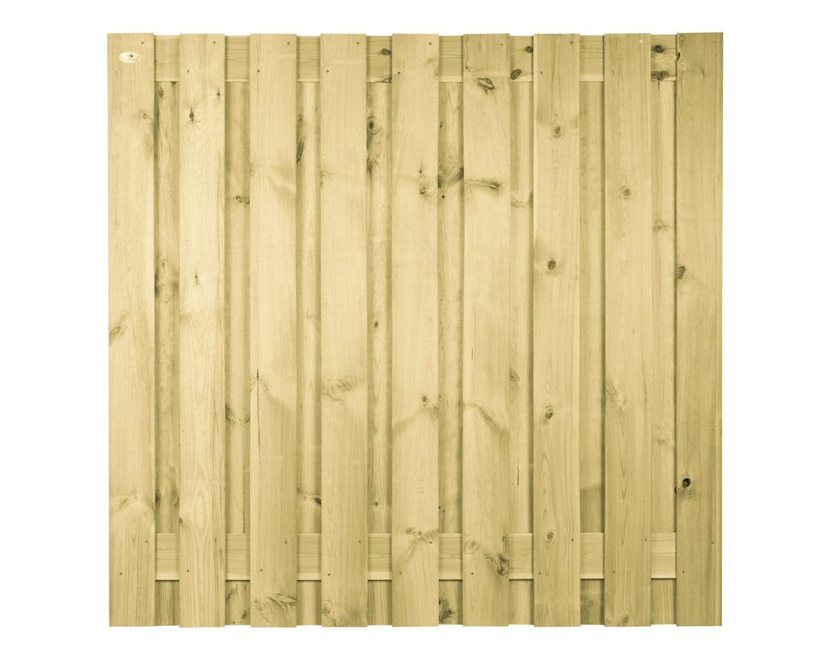 Azalp tuinscherm Grenen voor beton 19 planken