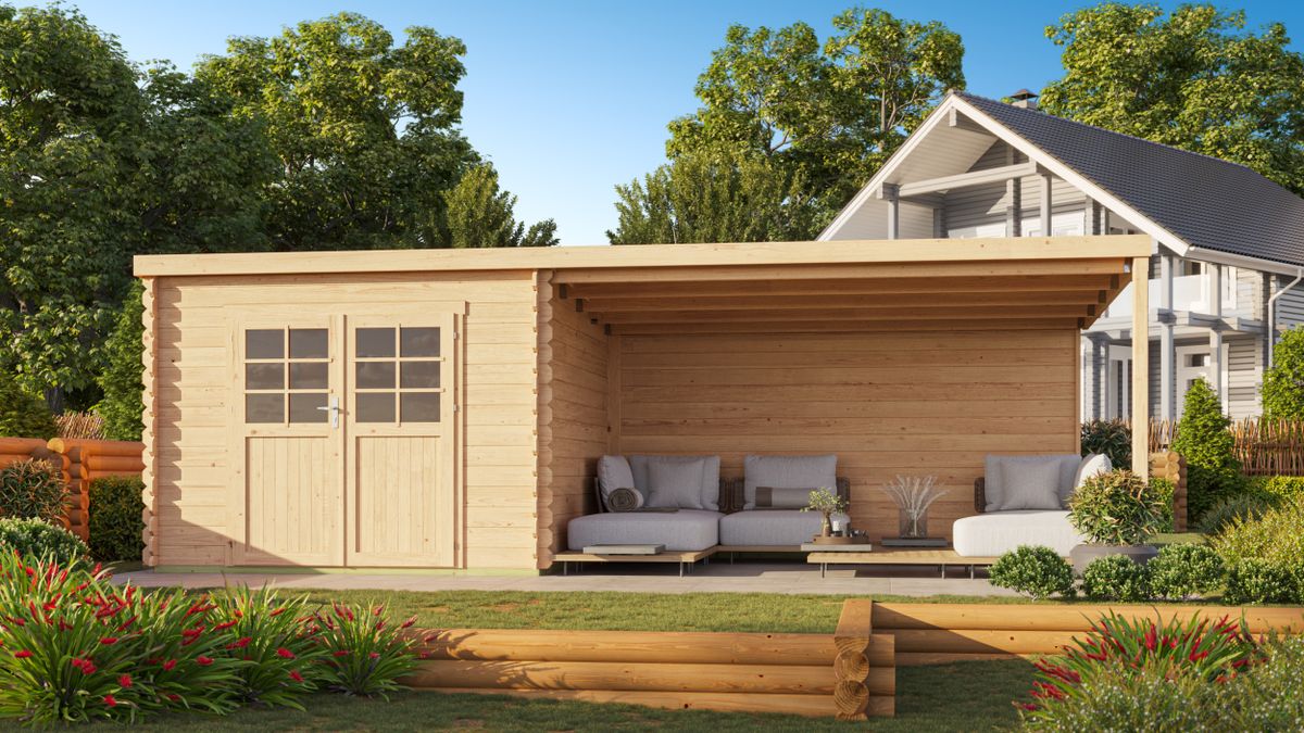 Debro tuinhuis met overkapping Avignon