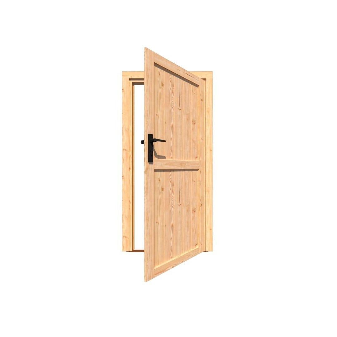 Foto van WoodAcademy Douglas enkele deur Hout - rechts draaiend