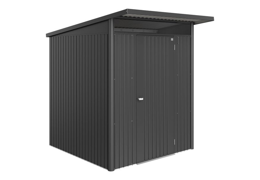 Biohort Berging AvantGarde ECO Gr. A1 donkergrijs-metallic Standaard deur Foto van Biohort Berging AvantGarde ECO Gr. A1 donkergrijs-metallic Standaard deur
