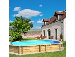 Foto van Procopi Weva Octo+ blauw 75-100 Houten Zwembad