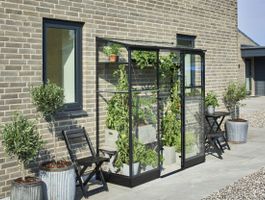 Royal Well Qube Lean-to 26 Muurkas zwart Foto van Royal Well Qube Lean-to 26 Muurkas zwart