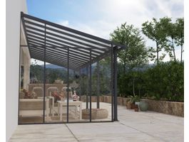 Palram - Canopia Veranda doppelte Seitenwand 3 m - Grau Foto von Palram - Canopia Veranda doppelte Seitenwand 3 m - Grau