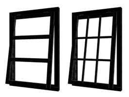 Foto von Kippfenster Schwarz statt Douglasie fenster